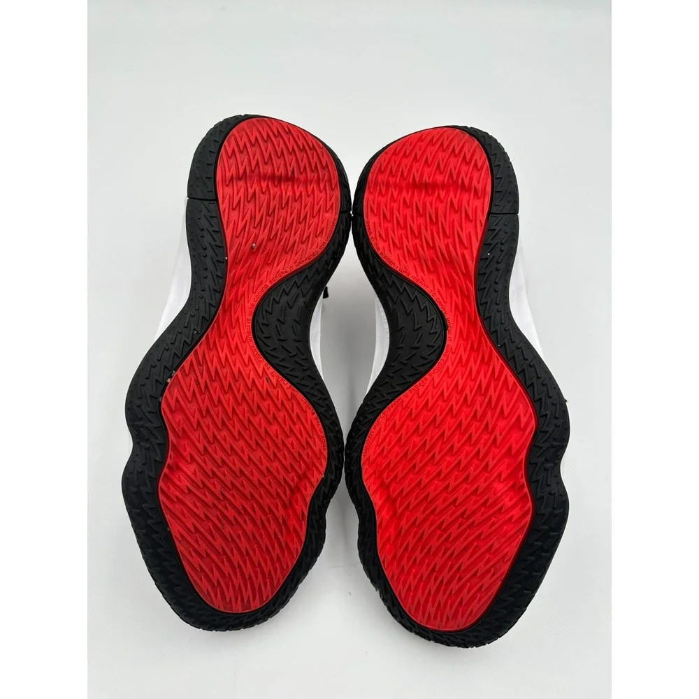 Adidas Dame 7 Men's Basketball Shoes‎ Cloud White Core Black Mid Top Sneakers